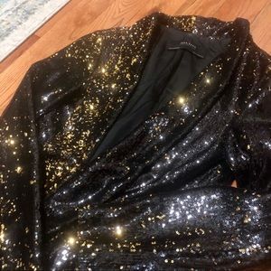 Zara Sequin Blazer